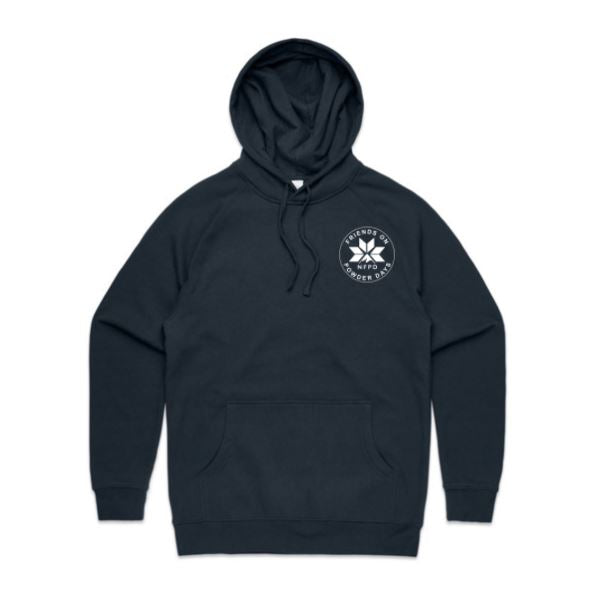 Ski/Snowboard Friends On Powder Days Mid Layer Snow Hoodie - Unisex