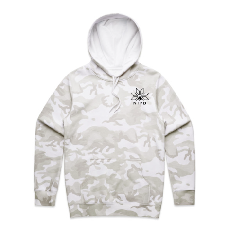 Ski/Snowboard Pines Camo Snug Snow Hoodie - Unisex