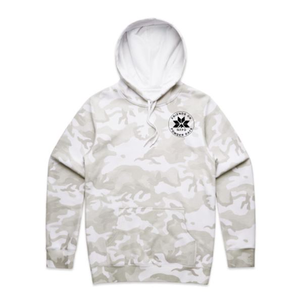 Sudadera con capucha de camuflaje para esquí y snowboard Friends On Powder Days - Unisex