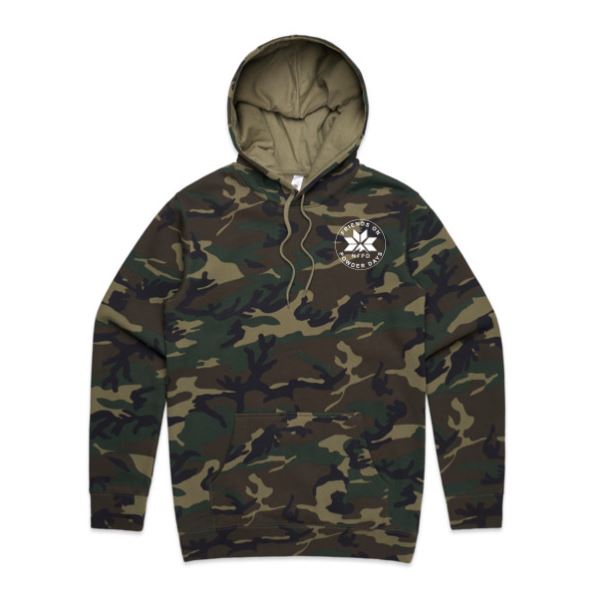 Sudadera con capucha de camuflaje para esquí y snowboard Friends On Powder Days - Unisex