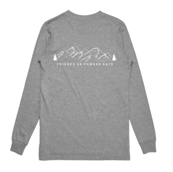 Friends On Powder Days Long Sleeve-T - Unisex