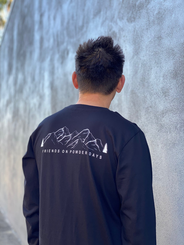 Friends On Powder Days Long Sleeve-T - Unisex