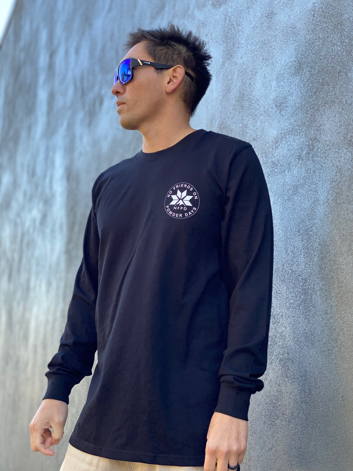 Camiseta de manga larga de algodón orgánico Rockies - Unisex