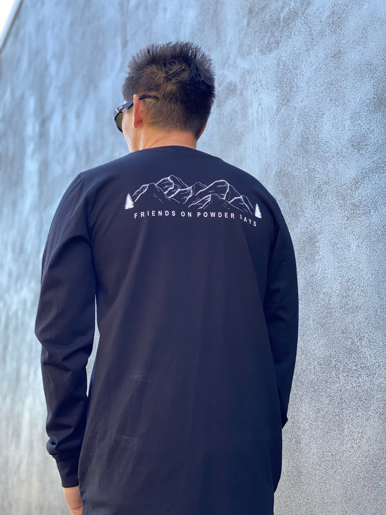 Friends On Powder Days Long Sleeve-T - Unisex