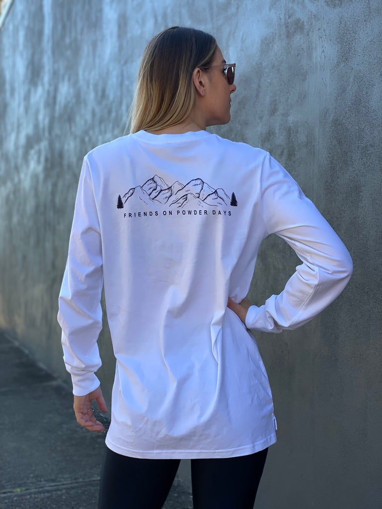 Friends On Powder Days Long Sleeve-T - Unisex