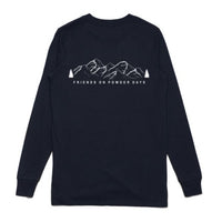 フレンズ・オン・パウダーデイズ ロングスリーブTシャツ - ユニセックス