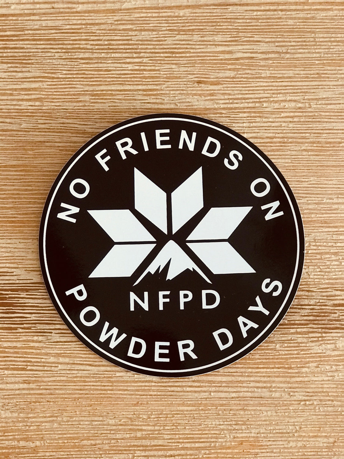Circular Die Cut Black Gloss 100mm X 100mm