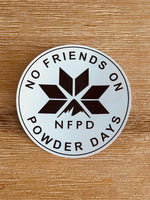 Circular Die Cut White Gloss 100mm X 100mm