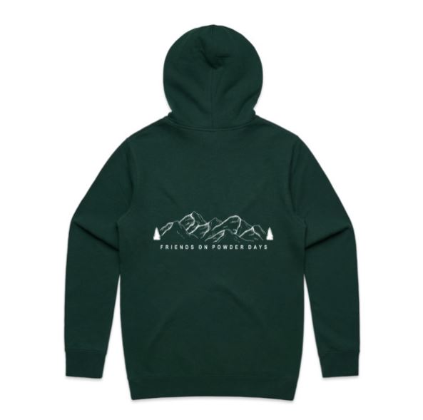 Ski/Snowboard Friends On Powder Days Snug Snow Hoodie - Unisex