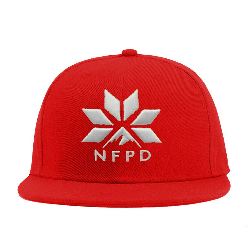 Gorra de béisbol de NFPD Snow con cierre a presión
