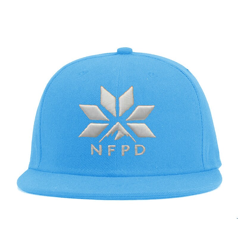Gorra de béisbol de NFPD Snow con cierre a presión