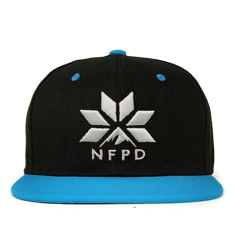 Gorra de béisbol de NFPD Snow con cierre a presión