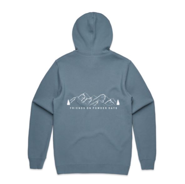 Ski/Snowboard Friends On Powder Days Snug Snow Hoodie - Unisex