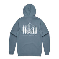 Ski Snowboard Pines Snug Snow Hoodie - Unisex