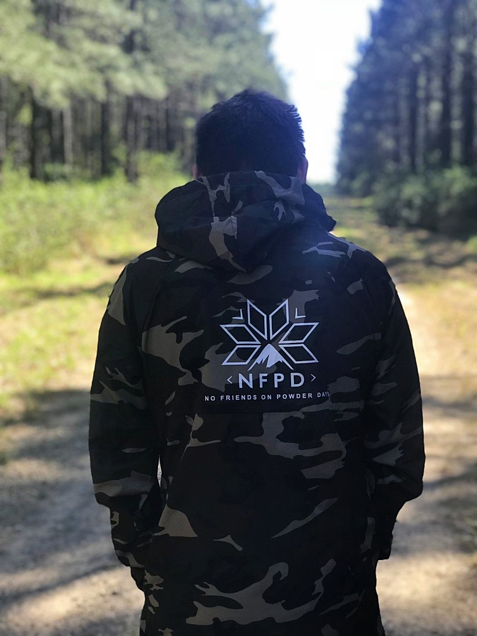 Camo Water Resistant Windbreaker Jacket - Unisex