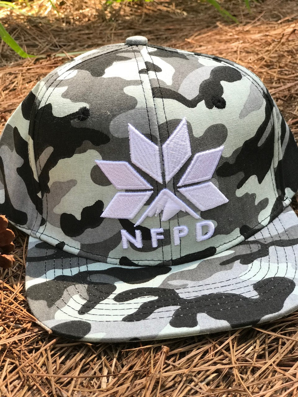 Arctic Camo - High Snapback Cap
