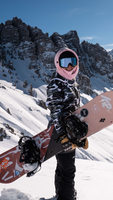 Baby Pink Ninja Hood Mask - Unisex
