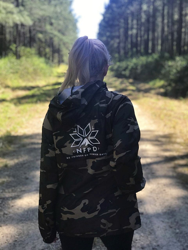 Camo Water Resistant Windbreaker Jacket - Unisex