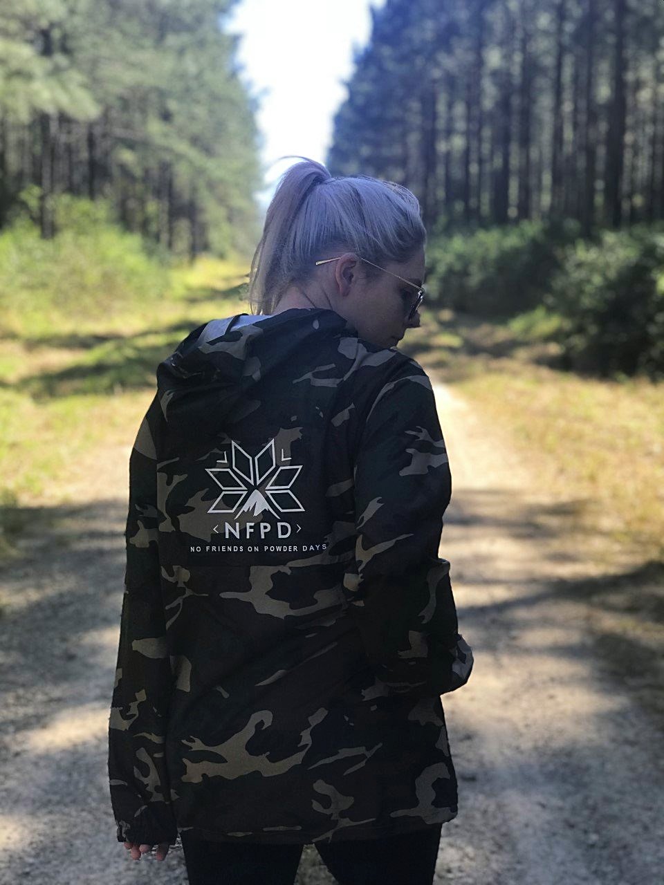 Camo Water Resistant Windbreaker Jacket - Unisex