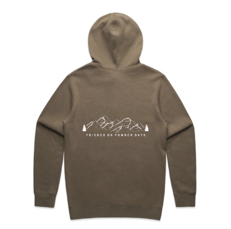 Ski/Snowboard Friends On Powder Days Snug Snow Hoodie - Unisex