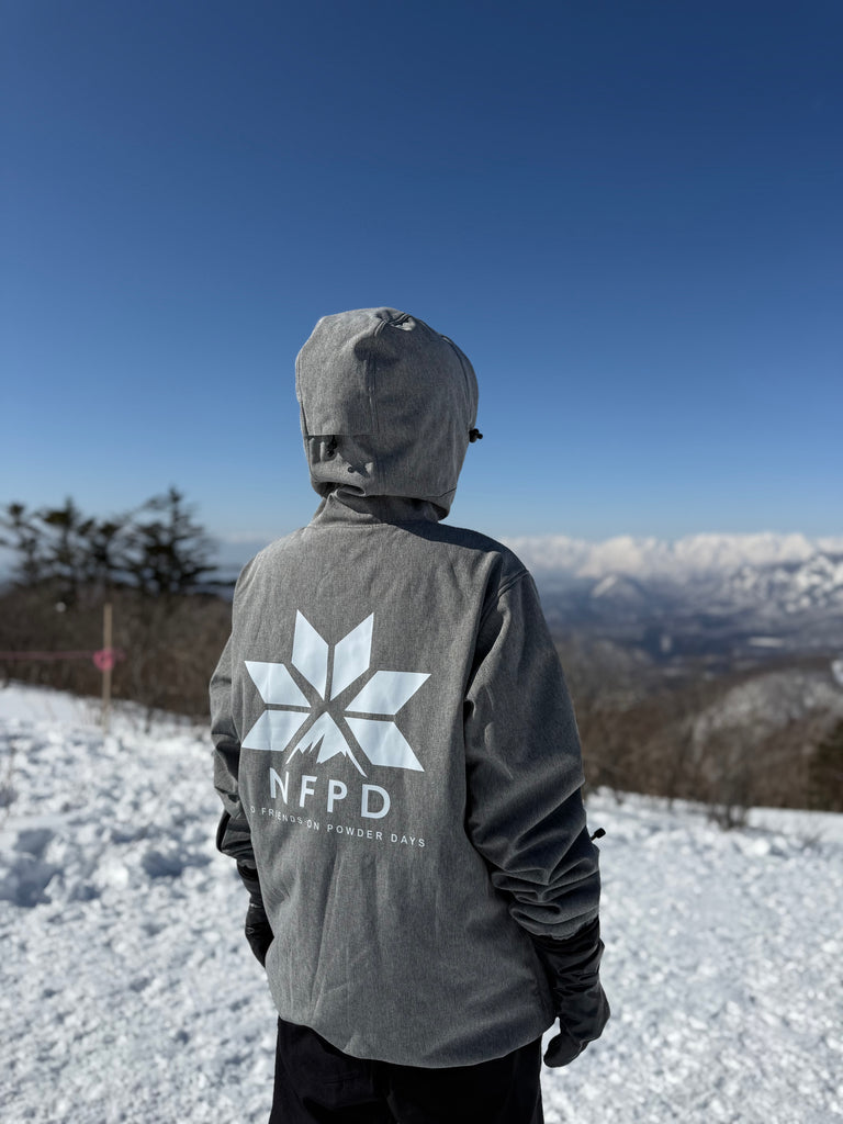 Chaquetas de esquí y snowboard impermeables, color gris jaspeado, NFPD, unisex