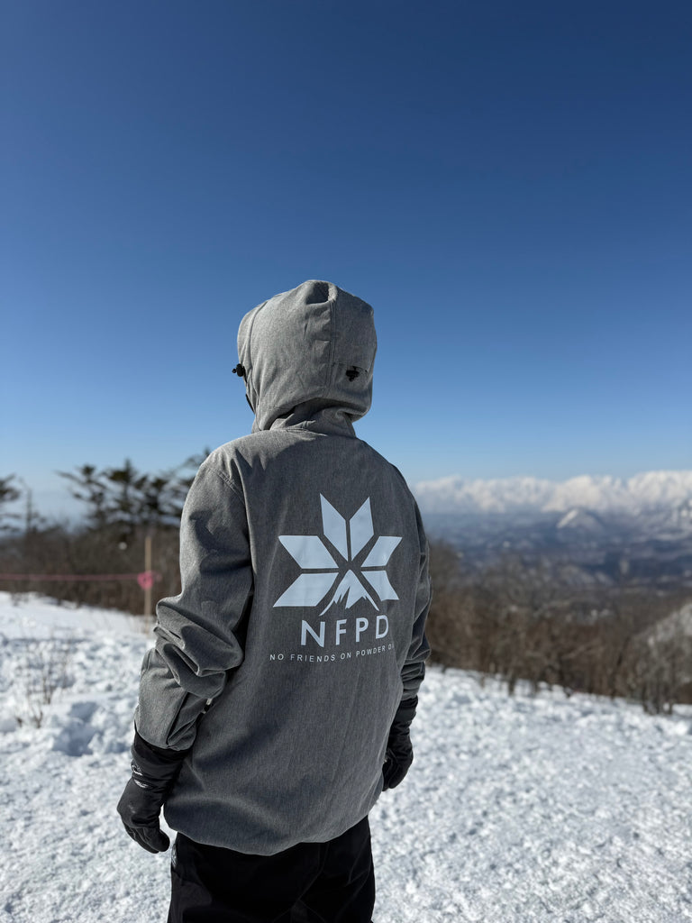 Chaquetas de esquí y snowboard impermeables, color gris jaspeado, NFPD, unisex