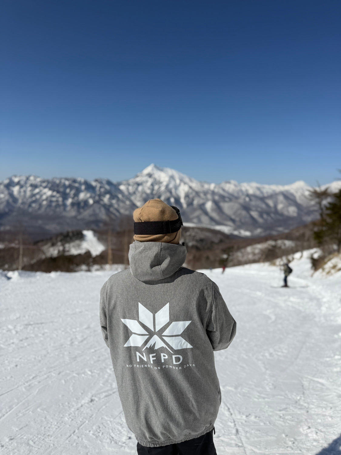 Chaquetas de esquí y snowboard impermeables, color gris jaspeado, NFPD, unisex