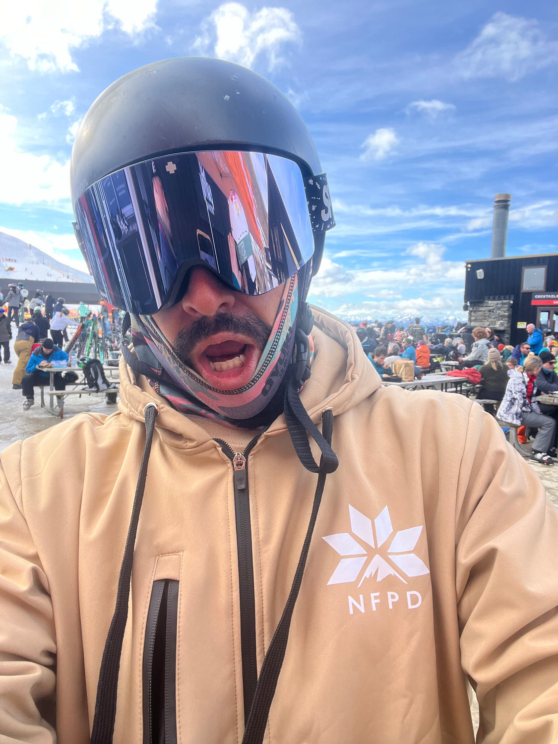 Ski/Snowboard Waterproof Tall Style Snow Tan NFPD Jacket - Unisex