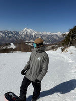 Chaquetas de esquí y snowboard impermeables, color gris jaspeado, NFPD, unisex