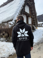 Sudadera con capucha para nieve alta NFPD negra para esquí y snowboard - Unisex