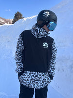 Ski Snowboard Jackets Waterproof Pullover Black Leopard NFPD Jacket - Unisex