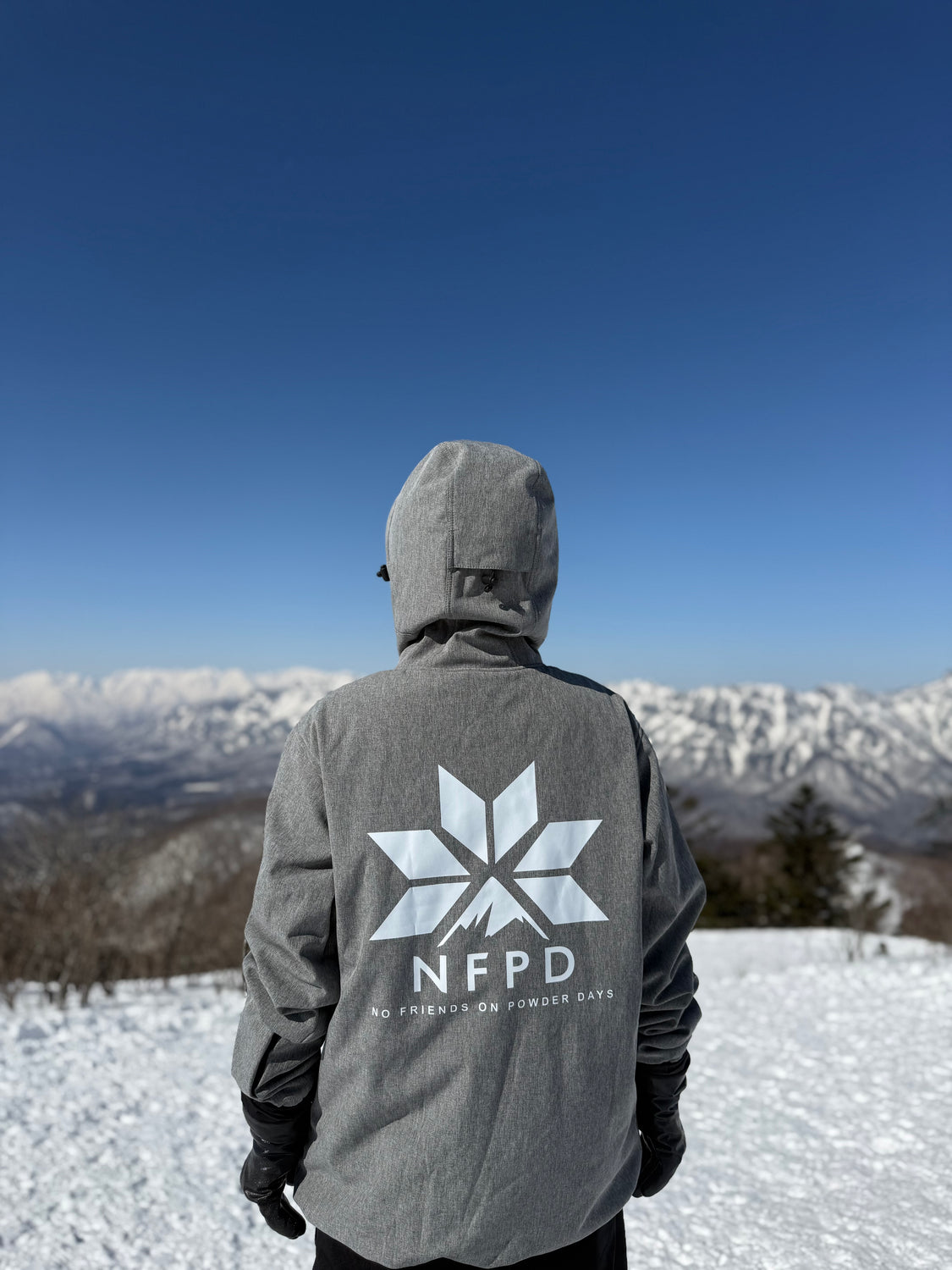 Chaquetas de esquí y snowboard impermeables, color gris jaspeado, NFPD, unisex