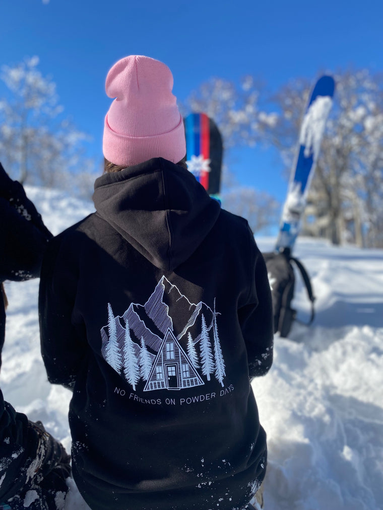 Ski/Snowboard Pines Tall Snow Hoodie - Unisex