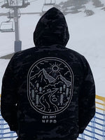 Ski/Snowboard Camo Rockies Snug Snow Hoodie - Unisex