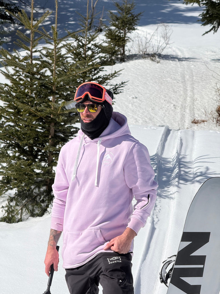 Ski Snowboard Tall Pow Hunter Riding Snow Hoodie - Unisex