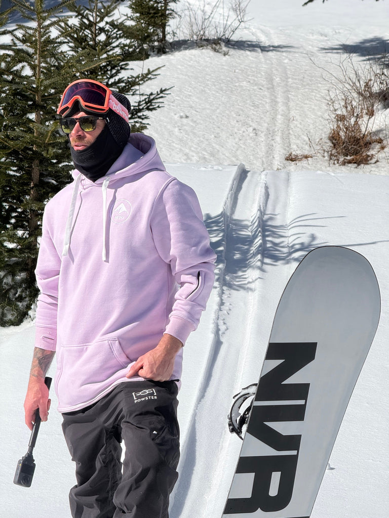 Ski Snowboard Tall Pow Hunter Riding Snow Hoodie - Unisex