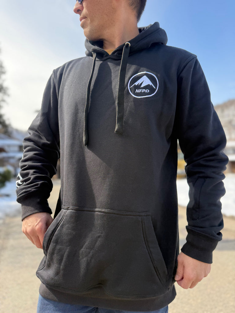 Ski Snowboard Tall Pow Hunter Riding Snow Hoodie - Unisex