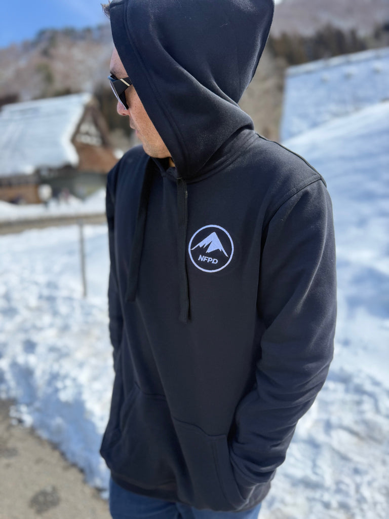 Ski Snowboard Tall Pow Hunter Riding Snow Hoodie - Unisex