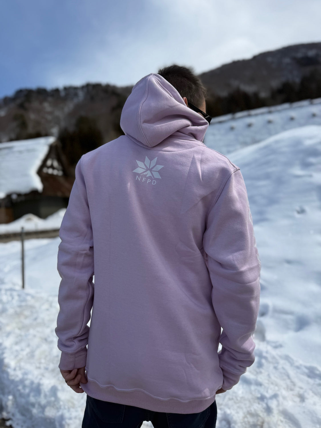 Ski Snowboard Tall Pow Hunter Riding Snow Hoodie - Unisex