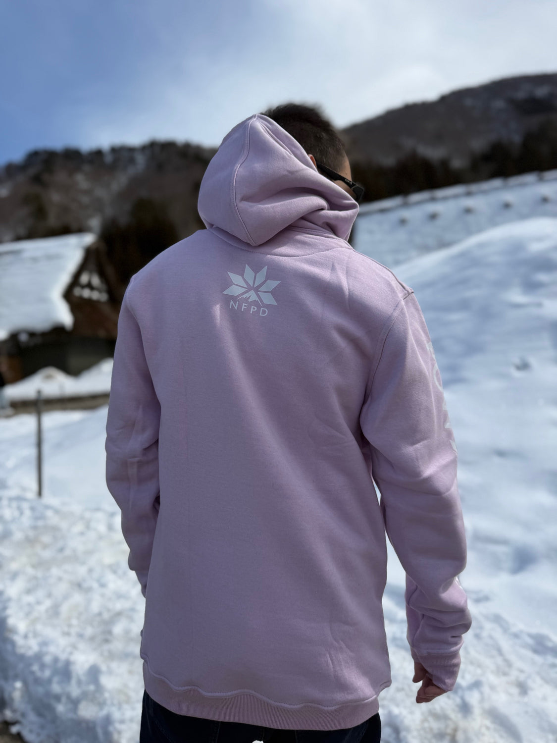 Ski Snowboard Tall Pow Hunter Riding Snow Hoodie - Unisex