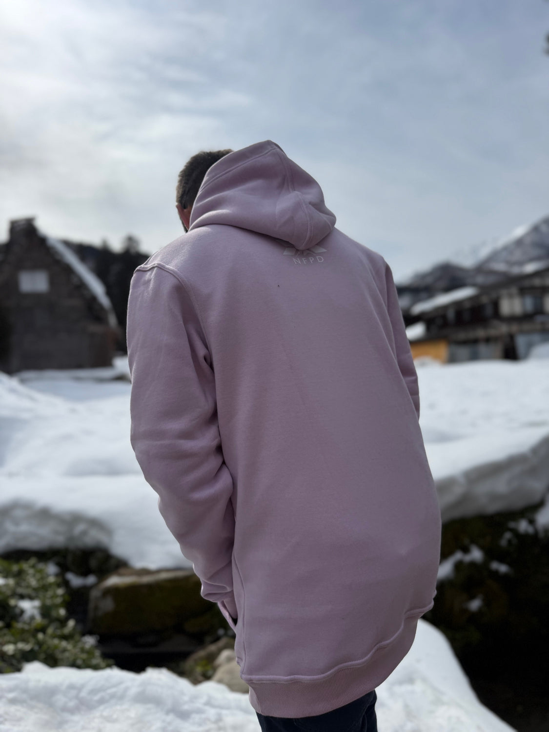 Ski Snowboard Tall Pow Hunter Riding Snow Hoodie - Unisex