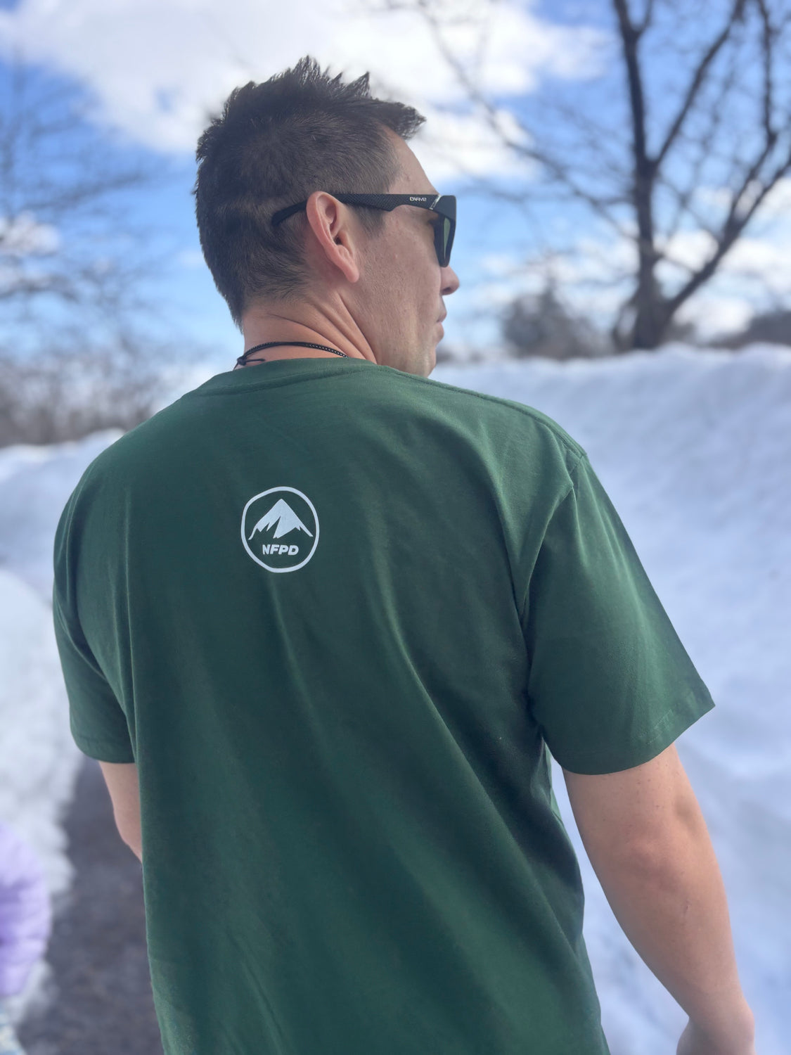 NFPD White All Mountain Tee - Unisex