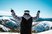 Ski Snowboard Jackets Waterproof Pullover Black Leopard NFPD Jacket - Unisex