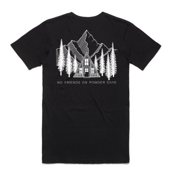 Camiseta de algodón orgánico Navy Pines - Unisex