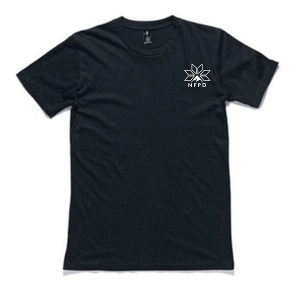 Camiseta de algodón orgánico Navy Pines - Unisex