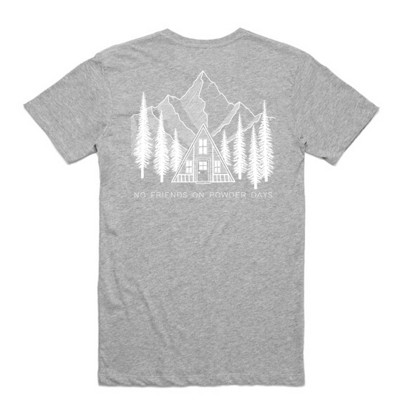 Camiseta de algodón orgánico Navy Pines - Unisex