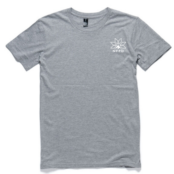 Camiseta de algodón orgánico Navy Pines - Unisex